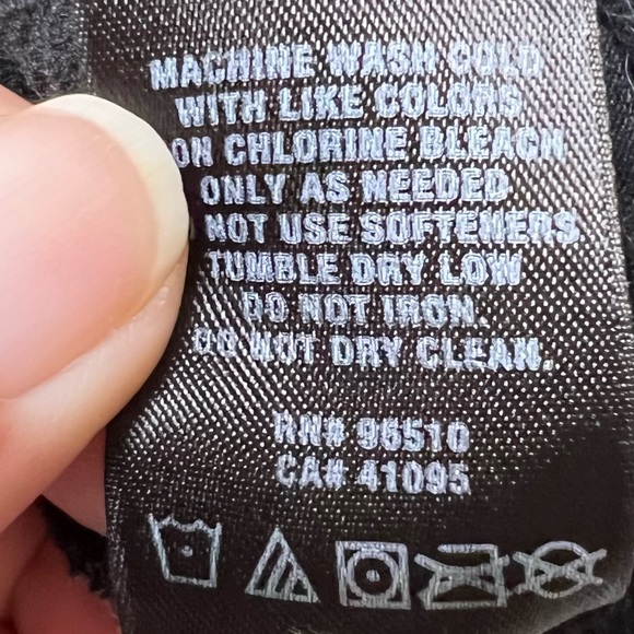 Under Armour Loose Fit Full Zip Hoodie Logo Sweatshirt in Black Men’s Sz L - Picture 11 of 12